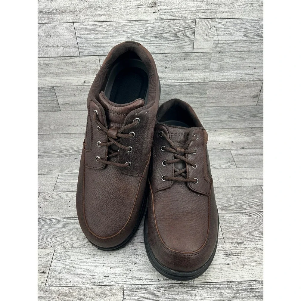Rockport Northfield Mens Brown Leather‎ Oxford Shoes CG8972 Size 11.5 M